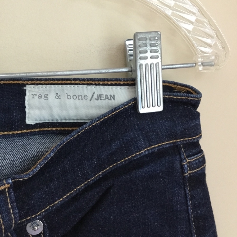 Rag & Bone Dark Wash Heritage Capri Jeans - Picture 6 of 11